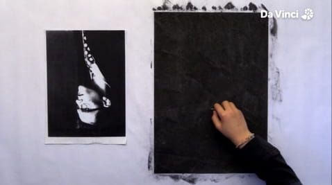 18. Charcoal Portrait