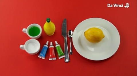 36. Lemon Volcano Experiment