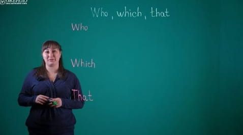 12. Who which that