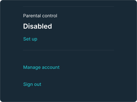In the "Parental Controls" section, click the "Configure" button to create a password