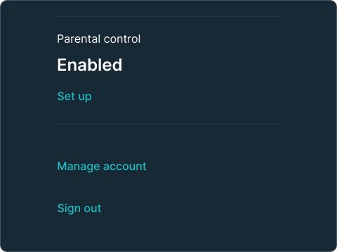 In the "Parental Controls" section, click the "Configure" button to create a password