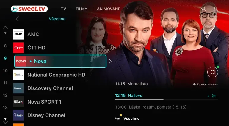 TV funkcie