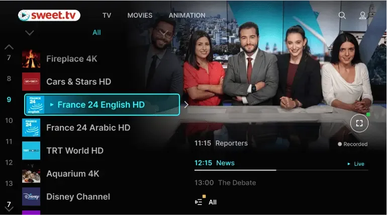 TV funkcije