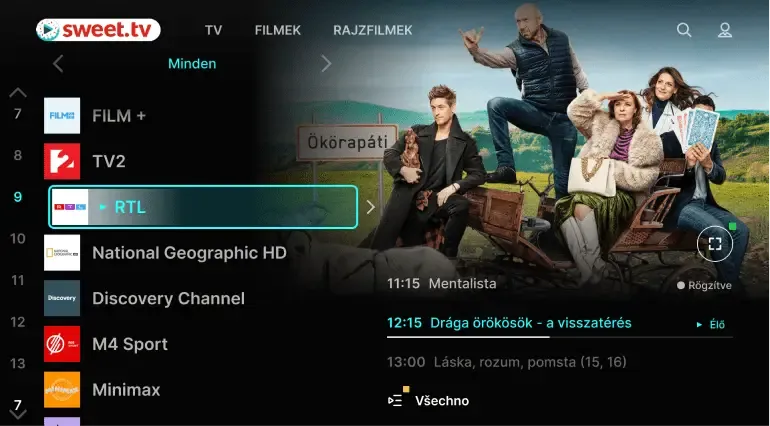 TV funkciók