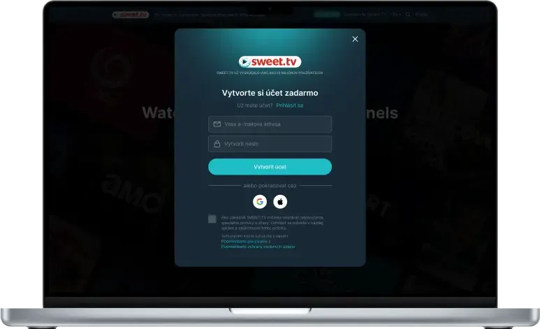 Jednoduchá registrácia