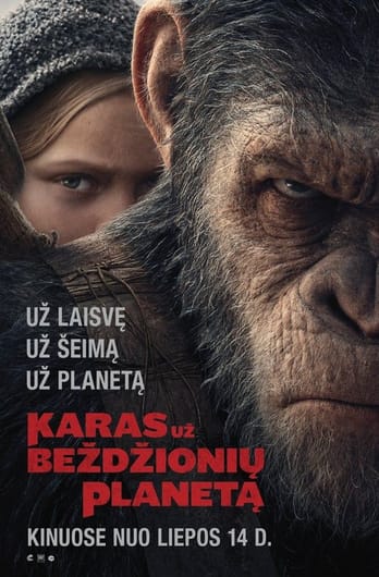 Karas už beždžionių planetą